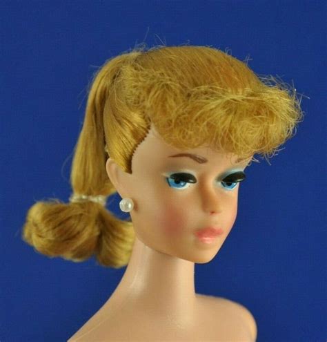 Vintage 1960s 7 Ash Blonde Ponytail Barbie Ebay Blonde Ponytail