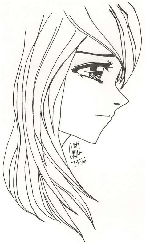 Pin By Ryan Patrick On Drawings Anime Side View How To Draw Anime