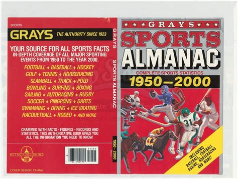 Back To The Future Part Ii 1989 Grays Sports Almanac Cover
