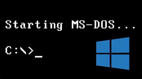 Actual Ms Dos Mode For Windows 10 Youtube