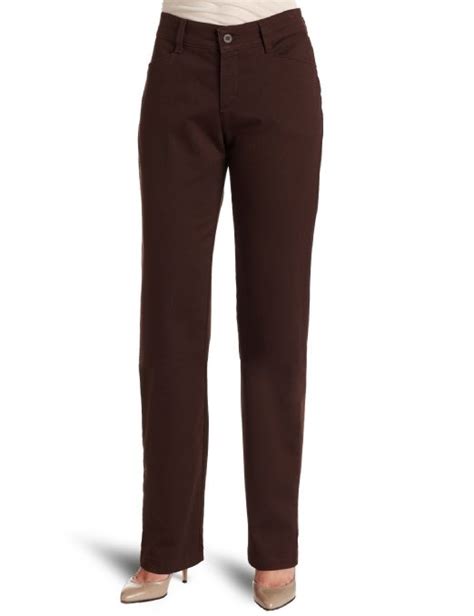 Lee Womens Misses Relaxed Fit Plain Front Pant Clothing