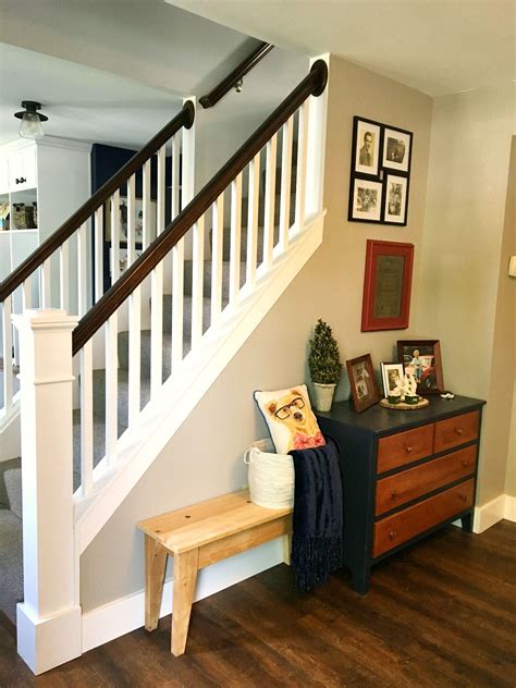 Decorating the stair riser with vinyl for the modern homesteader, vinyl has become a favorite house decorating tool. How to Open Up an Interior Staircase | Interior staircase ...