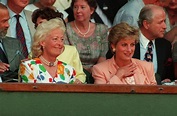 Princess Diana with her mother, Frances Shand-Kydd attend the Men's ...
