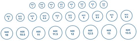 Costco Diamond Jewelry Ring Size Guide Printable Ring Size Chart Find