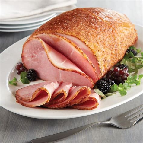 Most baked ham recipes call for heating the ham to an internal temp of 140°f. Whole Boneless Ham in 2020 | Honey baked ham, Baking with ...