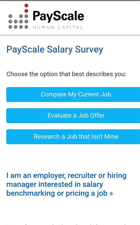 Descarga De Apk De Payscale Salary Comparison Salary Survey Wages