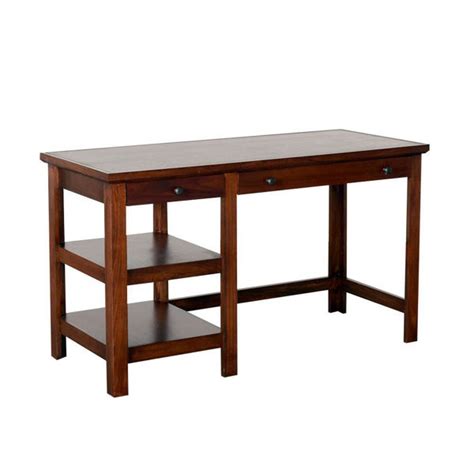 Comes in resort cherry color and is made of laminate. Cherry 54" Writing Desk | American Home Furniture and ...