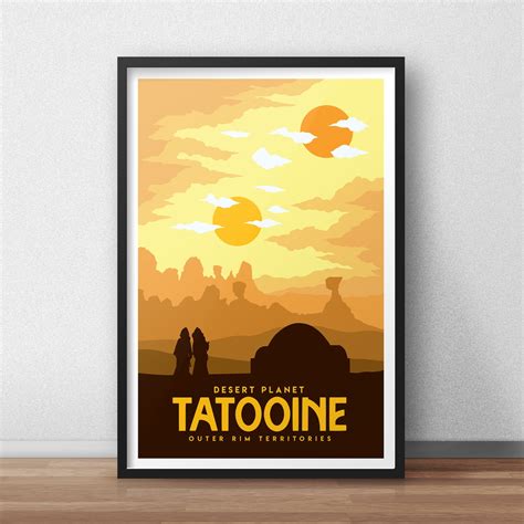 Tatooine Travel Poster Etsy