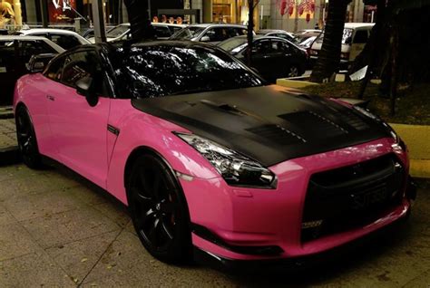 Pink And Mat Black Nissan Gtr This Will Be My Car Nissan Gtr