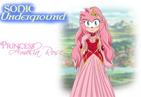 Sonic Underground Princess Amelia Rose By Sokaifanforever Amy Rose