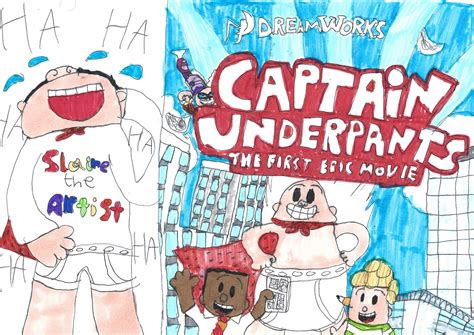 Captain Underpants The First Epic Movie Review By Slainetheartist On