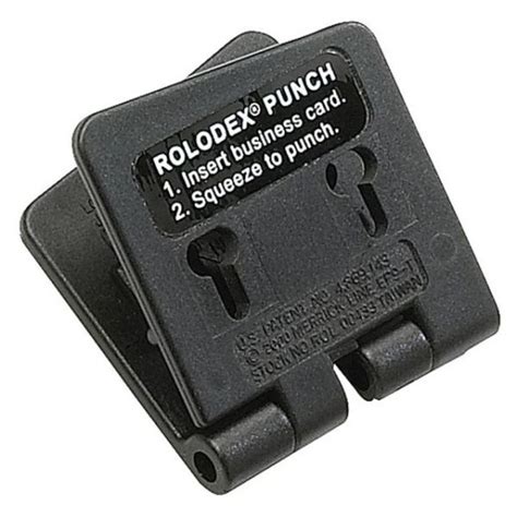 A new idea and trend to remain in the market. Rolodex Merrick business card punch - ROL67699 | OfficeSupply.com