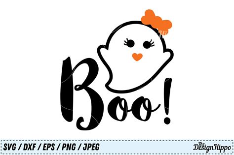 Digital Download Halloween Svg Ghost Boo Cutting Design Halloween Ghost