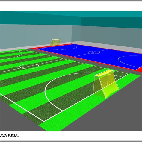 Pembuatan Lapangan Futsal Kontruksi Baja Bangunan Design Lapangan