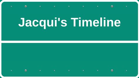 Jacquis Timeline By Jacqui Porcelli