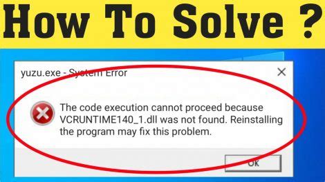 Two Ways To Fix Error VCRUNTIME DLL Missing From Your Computer E Techno Blogs