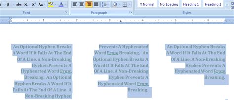 Align Text In A Column Columns Documentation Microsoft Office