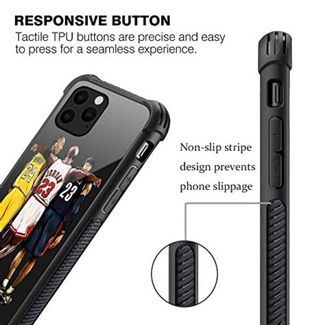 Iphone 11 Casebasketball Player 43 Pattern Tempered Glass Iphone 11