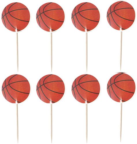 Buy 72pcs Basketball Party Cakecupcake Toppers Basketball Game