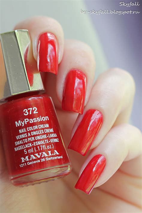 Beauty Addicted Mavala коллекция I Love Mini Colors 339 Monamour 372 Mypassion