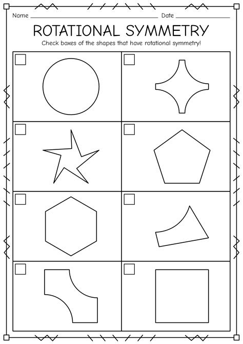 14 Lines Of Symmetry Worksheets Free Pdf At