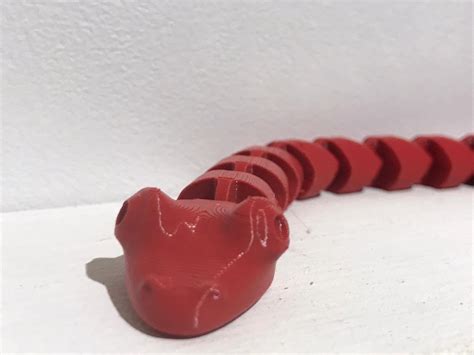 Wiggly Snake 3d Printed Toy Etsy In 2021 3d Printing Toys Prints