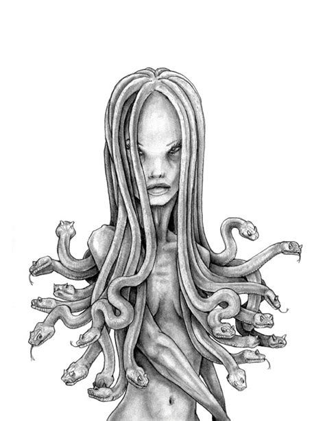 link hope you like it! Medusa Sketch by degefors on DeviantArt