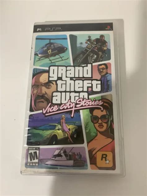 Grand Theft Auto Vice City Stories Sony Psp 2006 Complete W Map