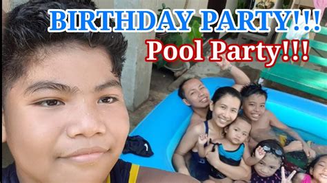 Pool Party Birthday Party Markandsteph Vlogs Youtube
