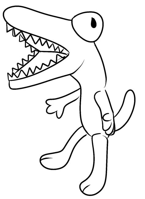 Orange In Rainbow Friends Coloring Page Download Print Or Color Online For Free