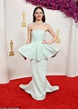Oscars 2024: Emma Stone wows in pastel green peplum gown as Best ...