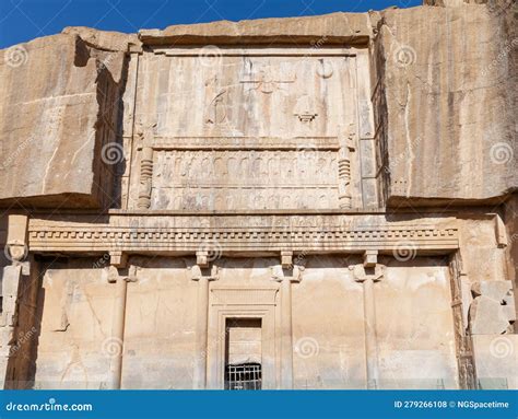 Tomb Of Artaxerxes Iii In Persepolis Stock Photo Image Of Historical