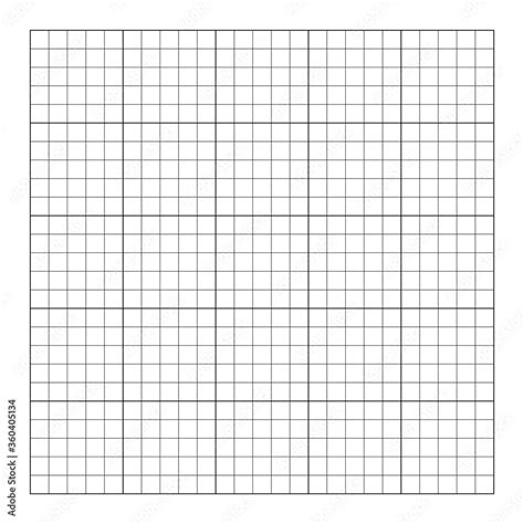 5x5 Five Empty Grid Vector Template Square Cell Table Graphic Puzzle