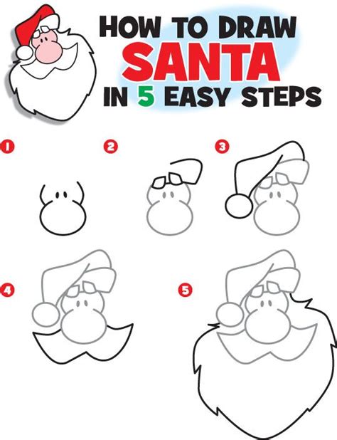 How To Draw Santa Claus Step By Step Tutorial Artofit