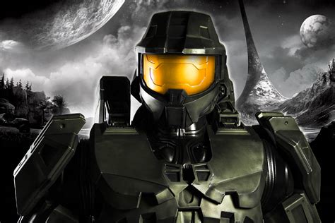 Master Chief Whiteclouds We Build Custom 3d Video Game