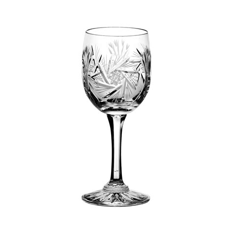 crystal red wine glasses set of 6 0205