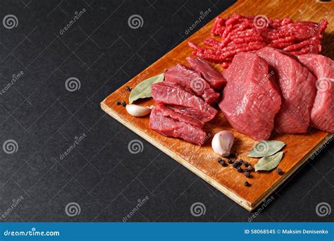 Meat Assortment Of Beef Sausage And Ham With Greens Meat Plate Sliced