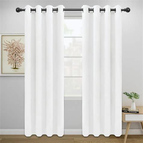 Easy Going Thermal Insulated Blackout Curtains For Bedroom Set Of 2