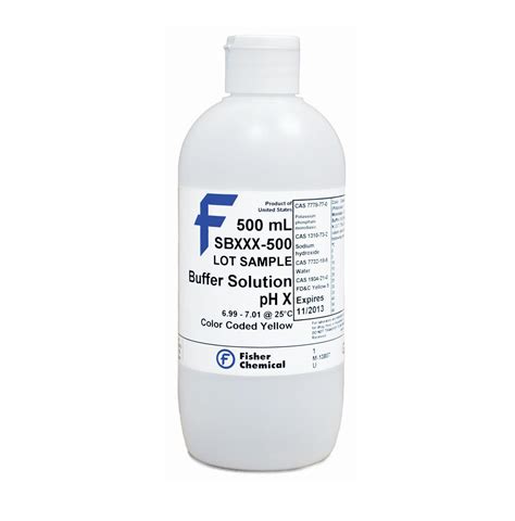 Buffer Solution Ph 1000 Color Coded Blue Certified Fisher Chemical