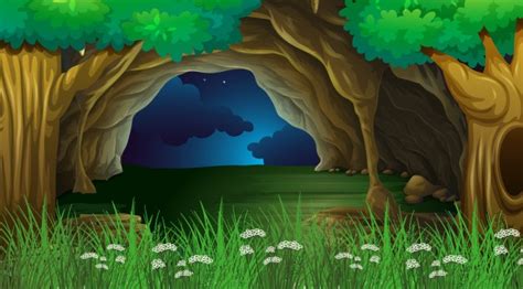 Free Vector Empty Background Nature Scenery