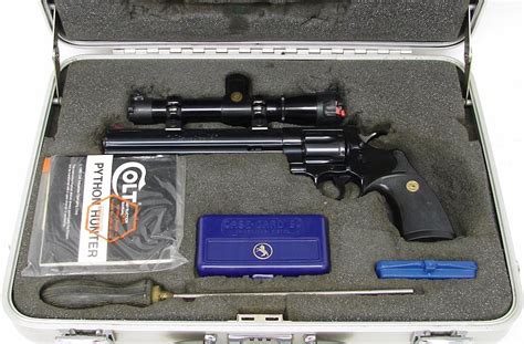 Colt Python Hunter 357 Magnum Caliber Revolver Original Hunter Set