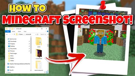 Where To Find Your Minecraft Screenshots On Pc Easy Youtube
