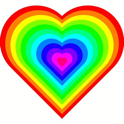 Rainbow Heart S Find And Share On Giphy