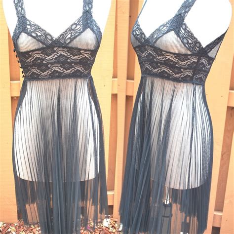 Wear This Over Something Or Not Sheer Nightgown Dress 29