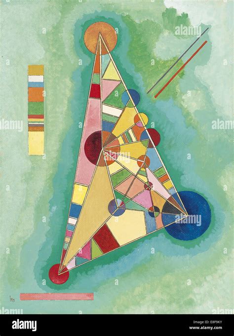 Colorido En El Triángulo Artista Wassily Kandinsky Vasilyevich 1866