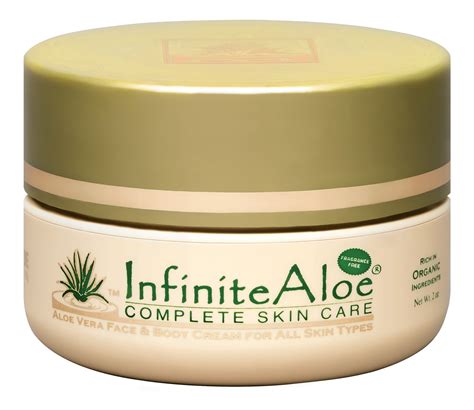 Infinite Aloe Fragrance Free Aloe Vera Face And Body Cream Ingredients