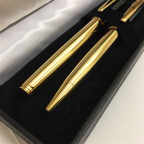 24k Gold Plated Pen T Set Ecoplating Uk