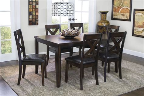 The plank feeling is achieved with modern production techniques that use less wood. Palm Springs Table with 6 Chairs Media Image 2 | Dining ...