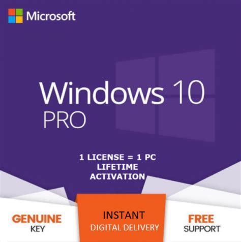 Windows 10 Pro Product Key 3264 Bit Genuine And Lifetime License