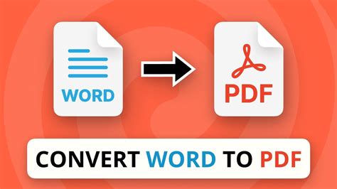 How To Convert Word To Pdf Online For Free Youtube